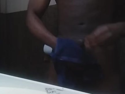 Good Morning Lotion Body Massage Rub and Handjob On Chocolate Cock