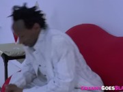 Slutty granny throats black dick 2/16