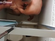 Enfermera caliente se viene en el baño y grita bien exitada 16/16