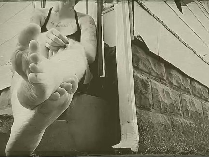 Trans Boy's Big Dirty Feet Worship Solo