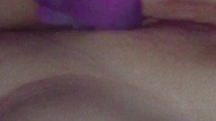 I suck my dildo and fuck myself in front of you