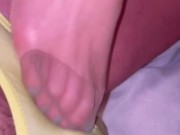 大好きなS妻からのパンスト足責め🥰 1/16