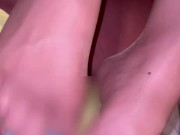 大好きなS妻からのパンスト足責め🥰 12/16