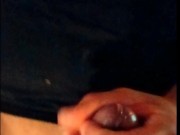 Prostate toy hitting that right spot,  jerk off and blow my hot ass load!
