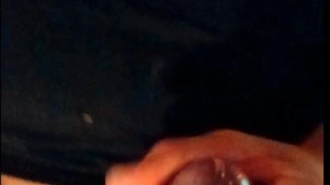 Prostate toy hitting that right spot, jerk off and blow my hot ass load!