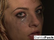 Dahlia Sky's naughty shower fun 8/16