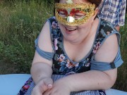 Russian naughty MILF fucked outdoor on the countryside 14/16