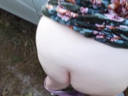 Russian naughty MILF fucked outdoor on the countryside 8/16