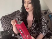 New package delivery! Do you want to see how hard I came ? I multi orgasmed! 2/16