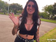 I learn to drive a motorcycle while my teacher controls my lush until I cum 1/16