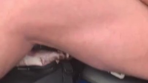 Hot cuck likes being a bad boy in public! Moaning on wife’s big cock! 