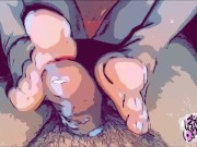 Cartoon footjob queen 12/16