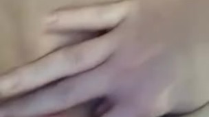 Hot BBW rubbing her pretty pink clit