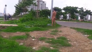 PUPLIC NAKED JERKING OFF