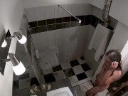 Threesome shower with girlfriend and stepsister