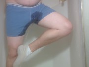 Pissing myself in the shower 10/16