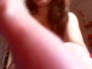 Great wet masturbation for this student who just wants to take cocks 11/16