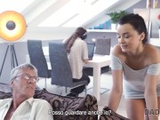 DADDY4K Bruna soddisfa i suoi bisogni sessuali usando il bastone del papà di BF 2/16