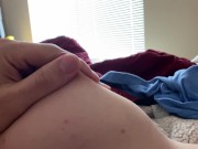 Getting my tits fondled and slapped. 4/16