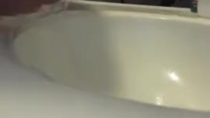Jerking one off before going out, big Cumshot, Fab Flip