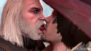 FULL: Gay Game Characters Kiss with Tongue - Obbi-mation