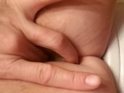 Got so horny had to run to the bathroom and rub it out! 3/16