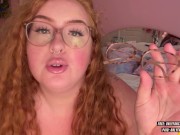 jerk off onto my eye glasses - eye fetish and eye contact JOI 13/16