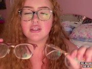 jerk off onto my eye glasses - eye fetish and eye contact JOI 15/16