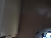 A crazy Japanese who shows masturbation to people walking outdoors from inside the house!【Big ass】
