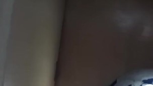 A crazy Japanese who shows masturbation to people walking outdoors from inside the house!【Big ass】