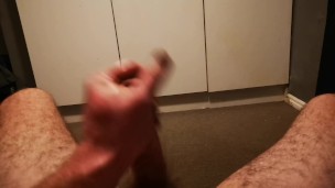 Quietly Stroking My Dick