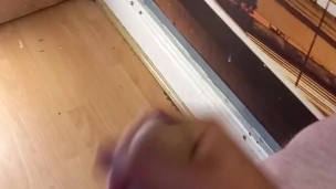 Stroking my cock