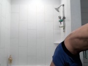 360 view big cock & ass after shower