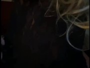 Cette jolie fille me chevauche en lingerie noir  1/16