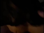 Cette jolie fille me chevauche en lingerie noir  14/16