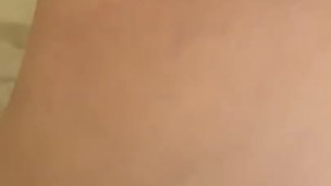 Hairy hot n sunburnt Eliza gets wet in shower