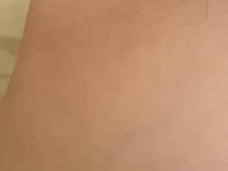 Hairy hot n sunburnt Eliza gets wet in shower