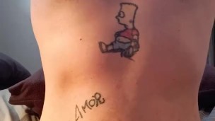 Shaved and tattooed, I'm going to cum on you
