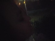 My neighbor is very afraid of a thunderstorm, I distract her with a dick. 10/16