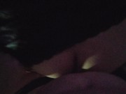 My neighbor is very afraid of a thunderstorm, I distract her with a dick. 12/16