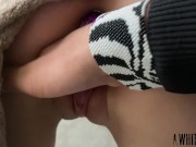 This slut loves to sit her pussy on her fist 3/16