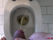 POV - Watch me piss from my cock point of view