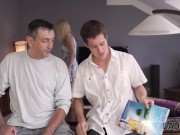 DADDY4K Chesty gal satisfies her needs using old cock of BFs father 2/16