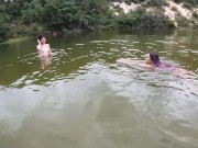 TWO NAUGHTY GIRLS FUCKING ON THE LAKE 14/16