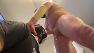 Fag throat fucked hard and deep by straight alpha