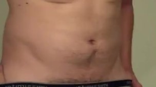 Underwear down, flashing my cock - flash striptease