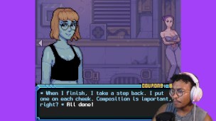 HOT RECEPTIONIST GLASSES BUTT TRANS WOMAN LESBIANS - Hardcoded 4