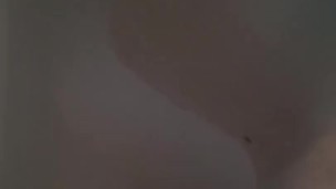 Dark shower stroking