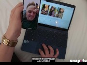 FRENCH: MILF from France wanted cute date - I fucked her: ANIA KINSKI - SNAP-FUCK