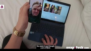 FRENCH: MILF from France wanted cute date - I fucked her: ANIA KINSKI - SNAP-FUCK